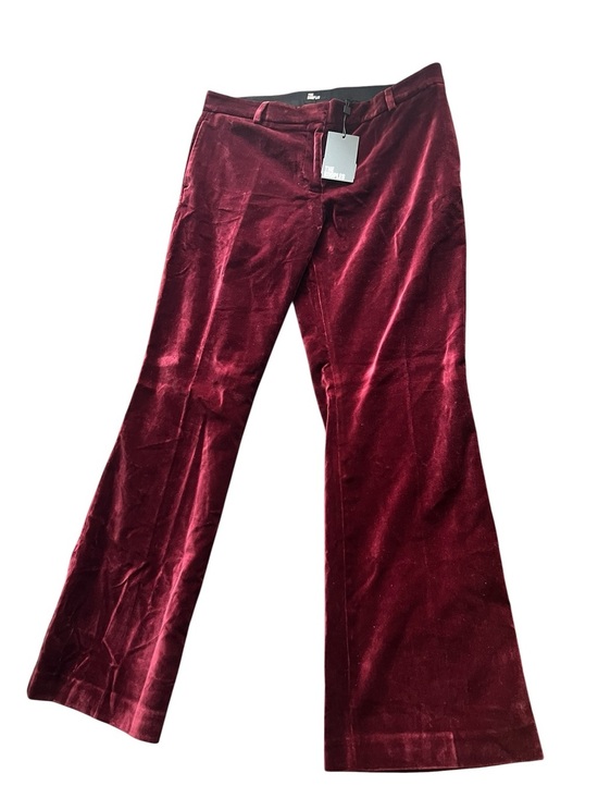The Kooples Pants - THE KOOPLES Velvet Flare Trousers - size FR 42